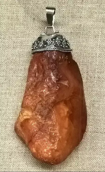 Zdjęcie produktu Zawieszka - okucie dużego bursztynu, srebro pr. 925
