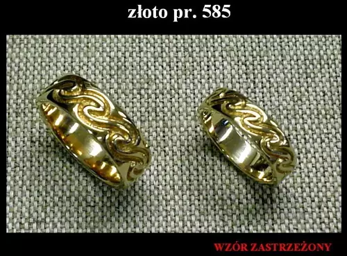 Zdjęcie produktu Obrączki ślubne w stylu celtyckim  złoto 585